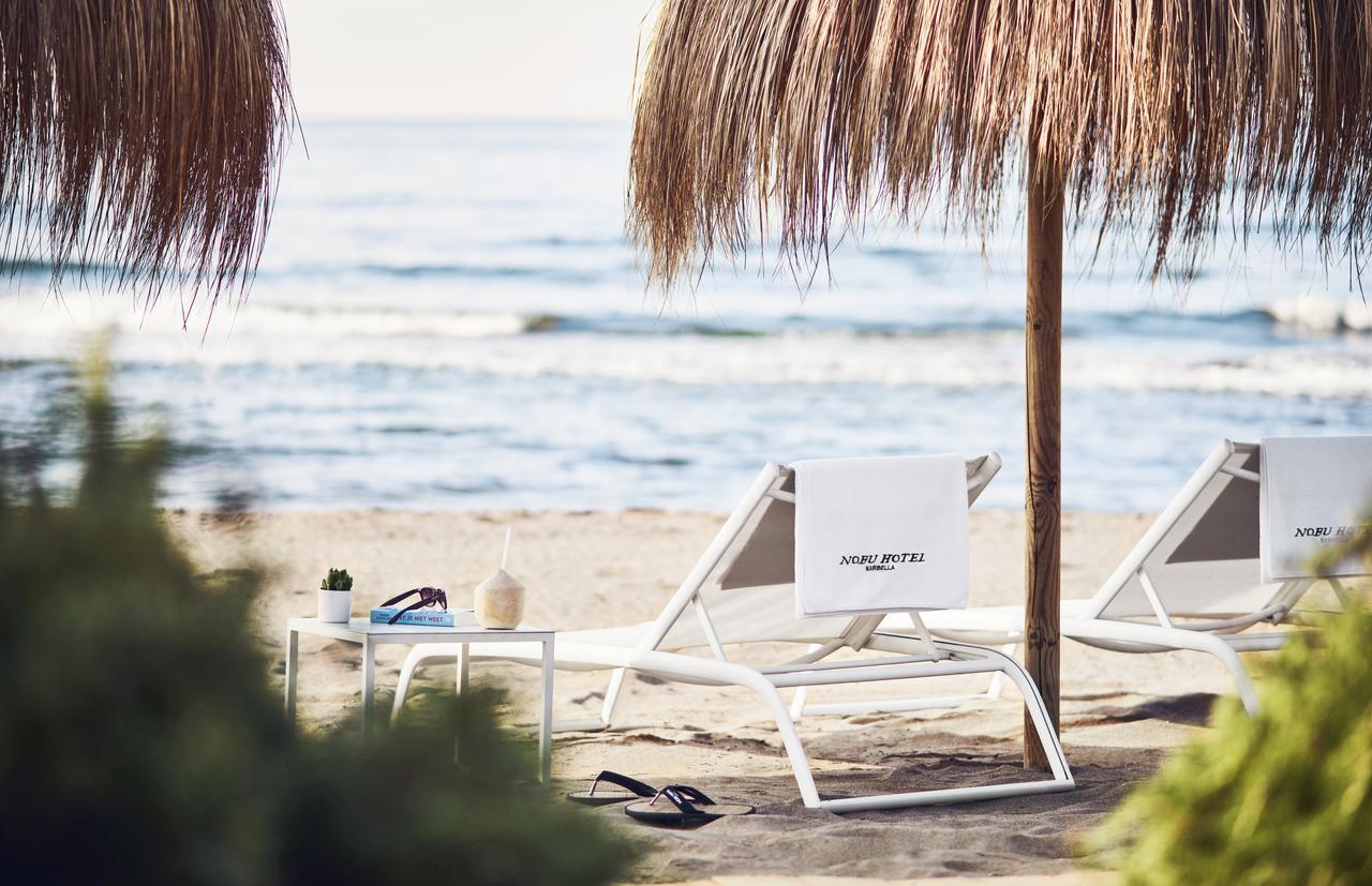 Nobu Hotel Marbella Esterno foto Beach at the hotel