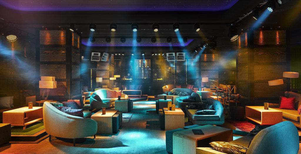 Nobu Hotel Marbella Esterno foto The interior of the nightclub